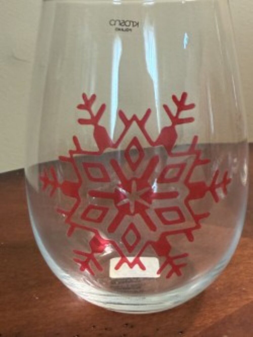Crate & Barrel Winter Glassware (4) - Picture 2 of 6